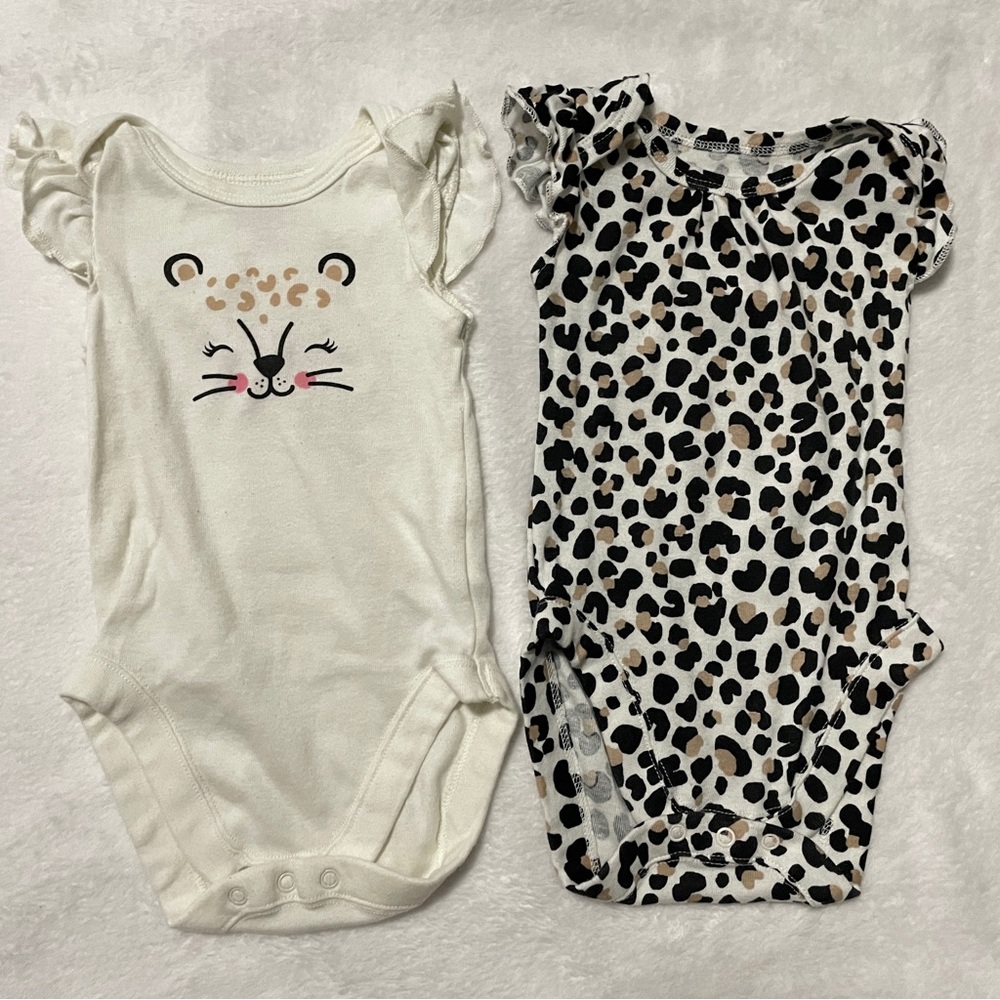 Bundles Animal Print Onesies 3-6M
